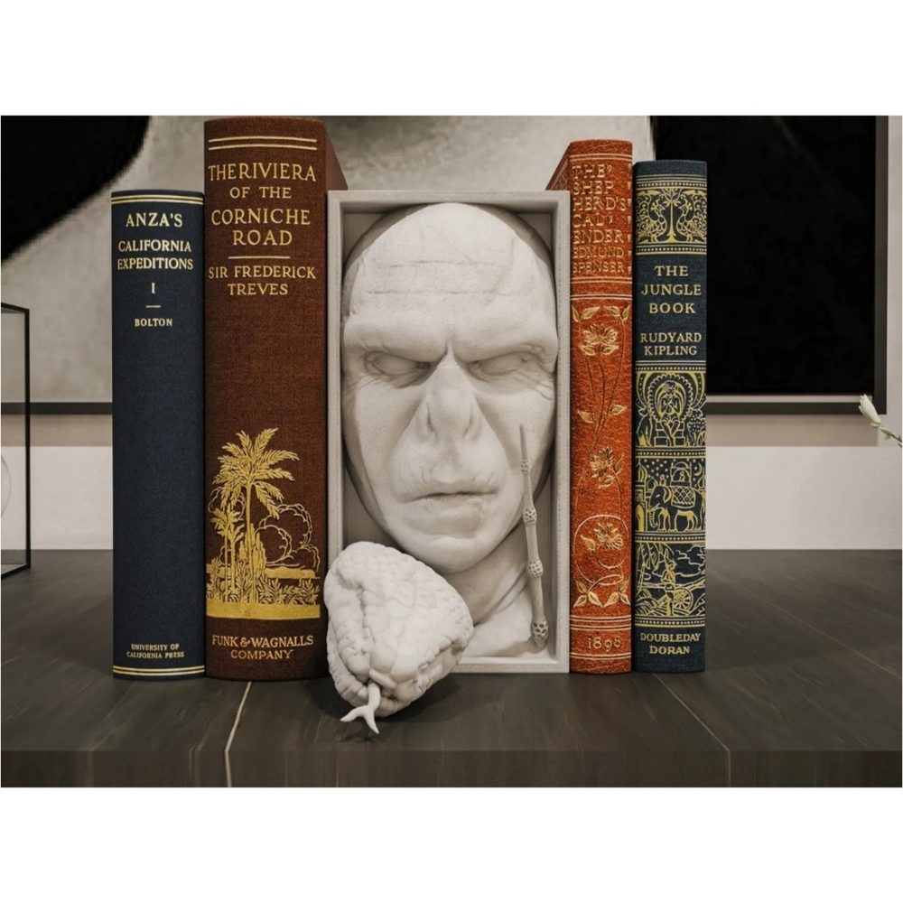 3D Printed | Customizable Lord Voldemort | Book Nook